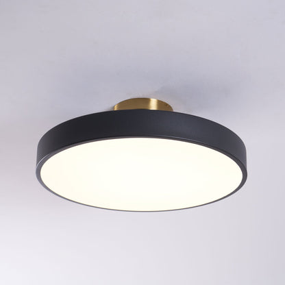 Contemporary Round LED Flush Mount Ceiling Light 1-Light
