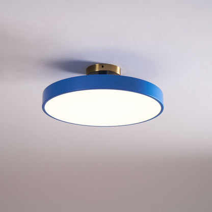 Contemporary Round LED Flush Mount Ceiling Light 1-Light