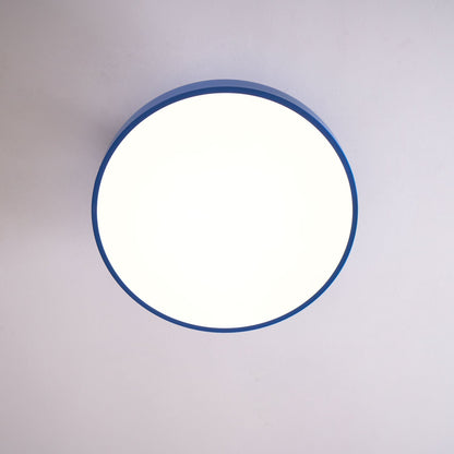 Contemporary Round LED Flush Mount Ceiling Light 1-Light