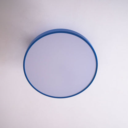 Contemporary Round LED Flush Mount Ceiling Light 1-Light