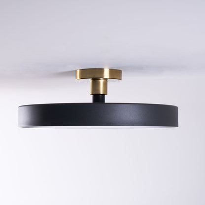 Contemporary Round LED Flush Mount Ceiling Light 1-Light