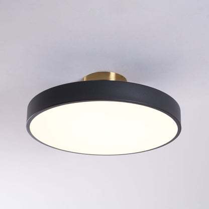 Contemporary Round LED Flush Mount Ceiling Light 1-Light