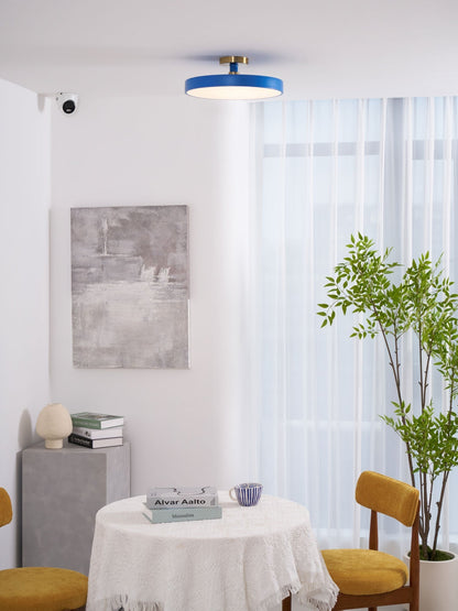 Contemporary Round LED Flush Mount Ceiling Light 1-Light