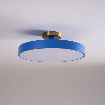 Contemporary Round LED Flush Mount Ceiling Light 1-Light