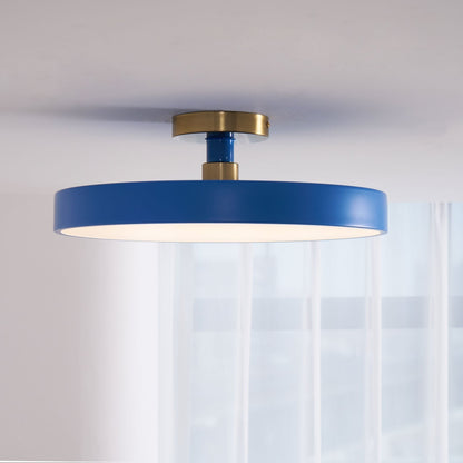 Contemporary Round LED Flush Mount Ceiling Light 1-Light