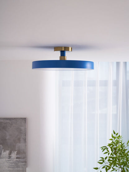 Contemporary Round LED Flush Mount Ceiling Light 1-Light