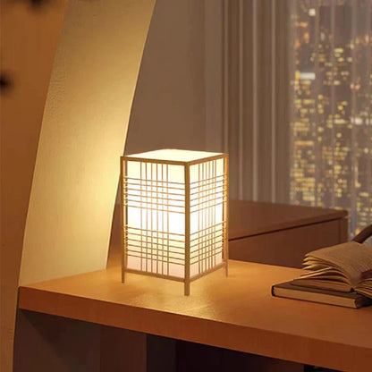 Bohemian Bamboo Table Lamp 1-Light