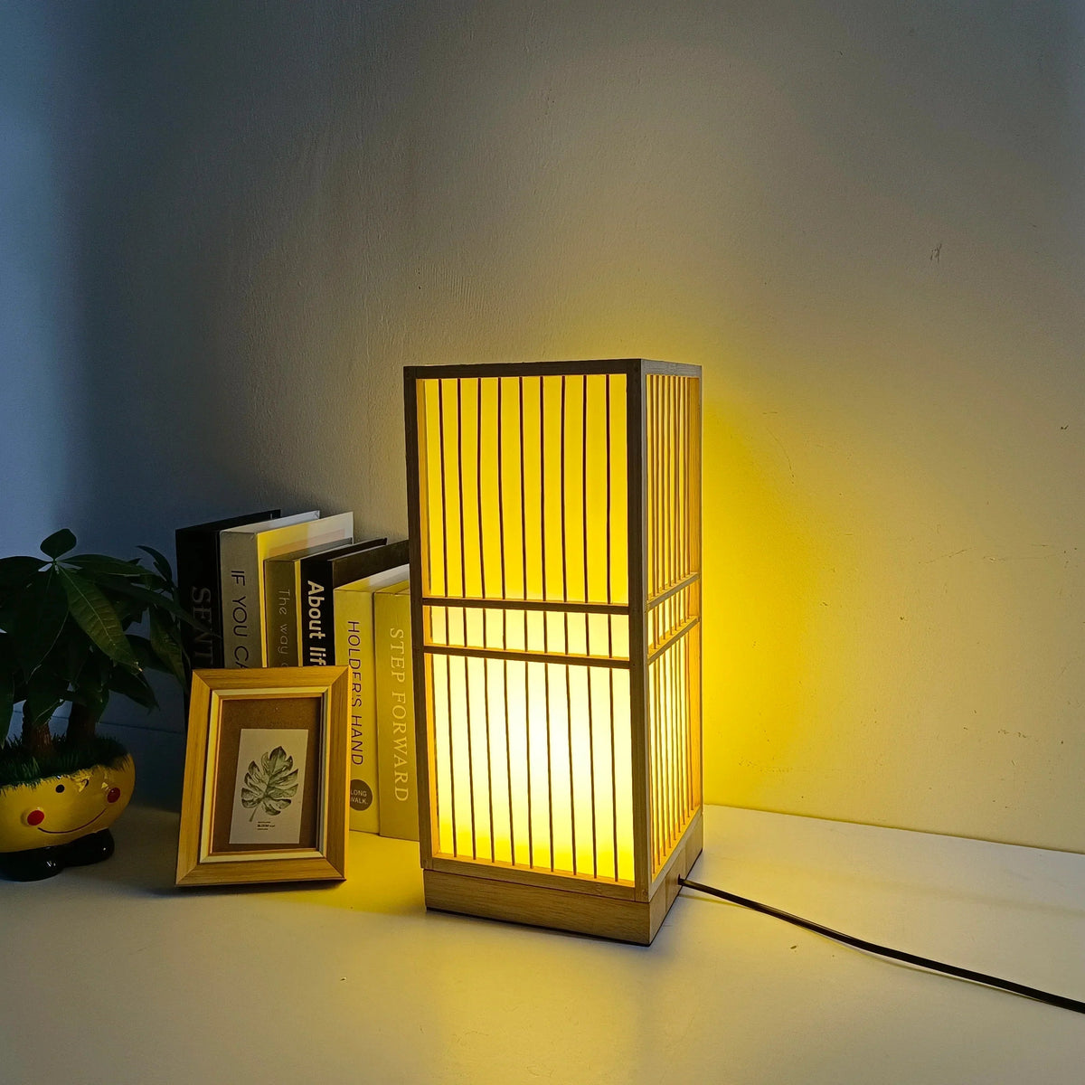 Bohemian Bamboo Table Lamp 1-Light