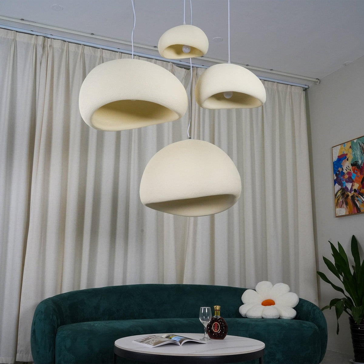 Contemporary Minimalist Dome LED Pendant Light 1-Light