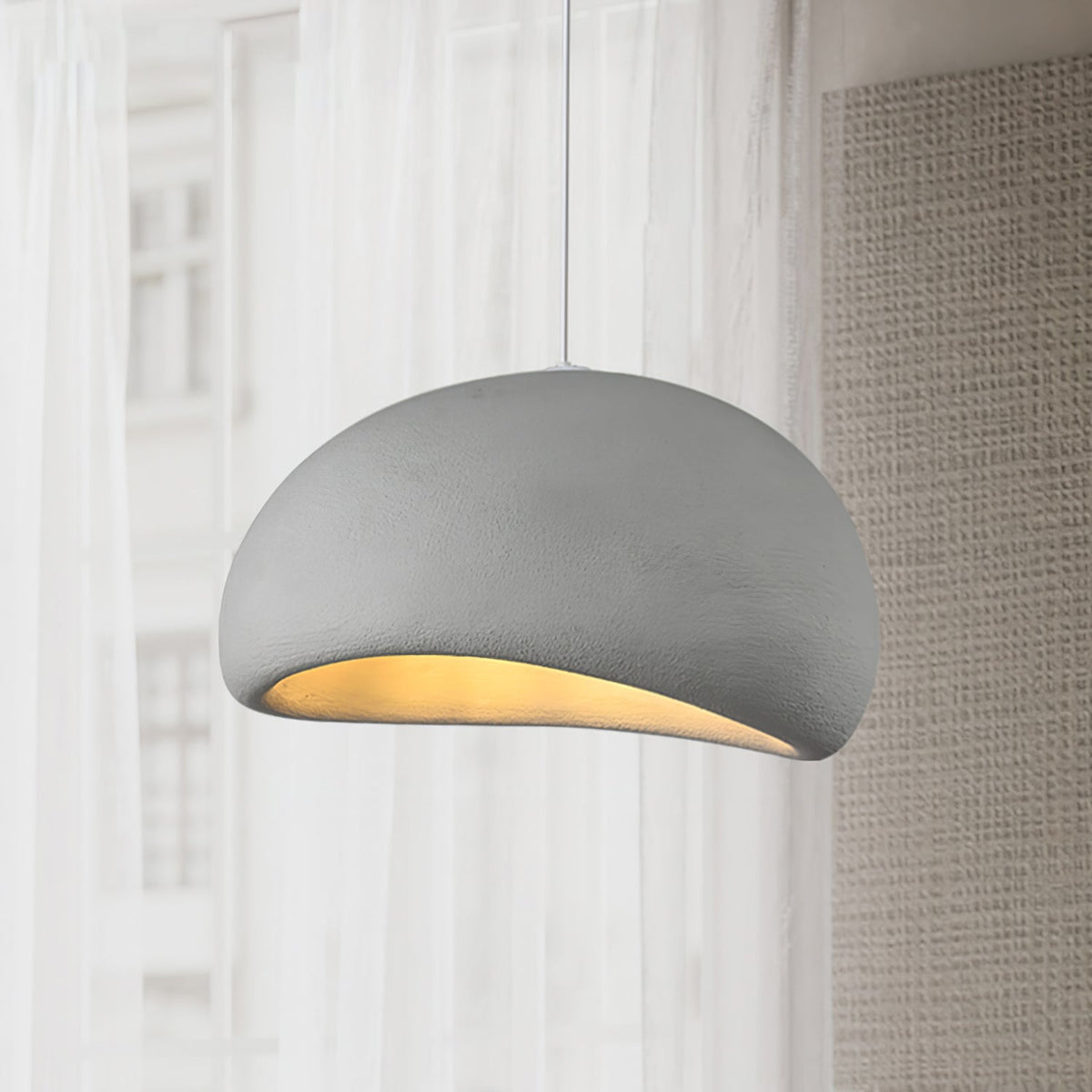 Contemporary Minimalist Dome LED Pendant Light 1-Light