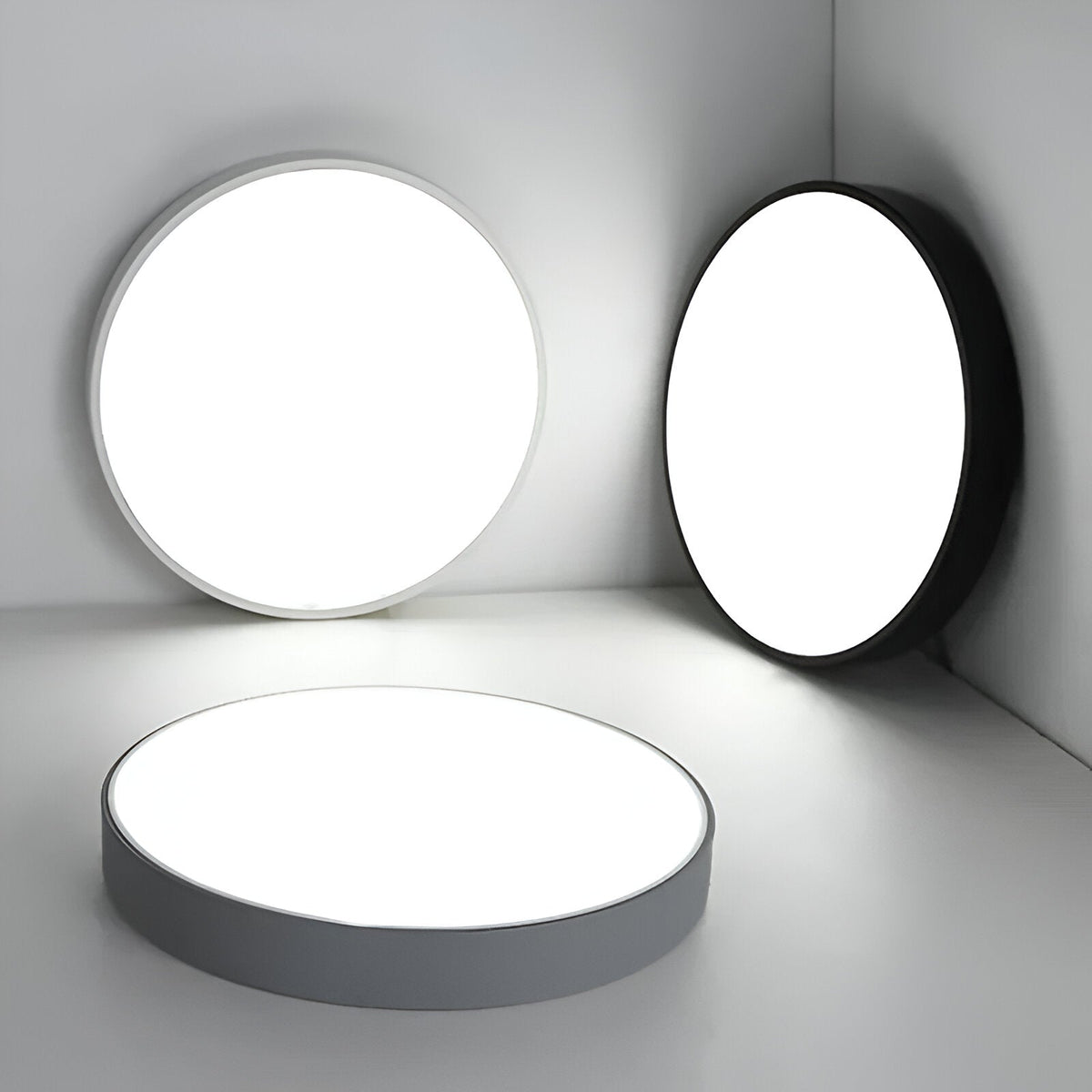 Contemporary Iron Minimal Frame Ceiling Light 1-Light