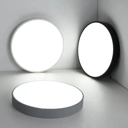 Contemporary Minimalist Round LED Ceiling Light 1-Light