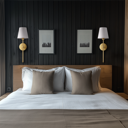 Contemporary Aluminium Shade Wall Light 1-Light