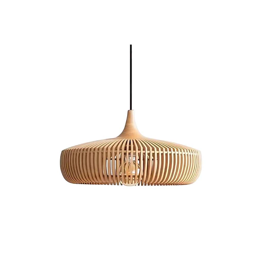 Scandinavian Wood Pendant Light 1-Light