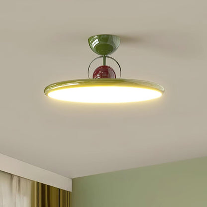 Contemporary Acrylic Offset Canopy Ceiling Light 1-Light