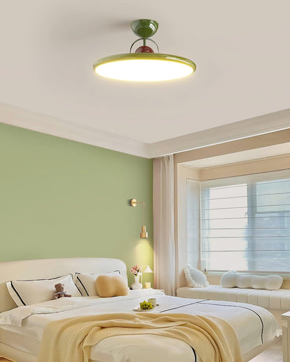 Contemporary Acrylic Offset Canopy Ceiling Light 1-Light