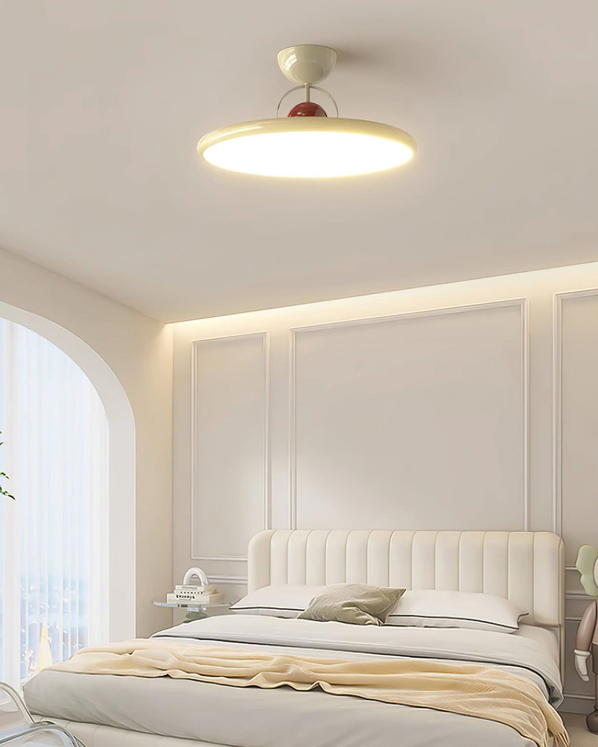 Contemporary Acrylic Offset Canopy Ceiling Light 1-Light