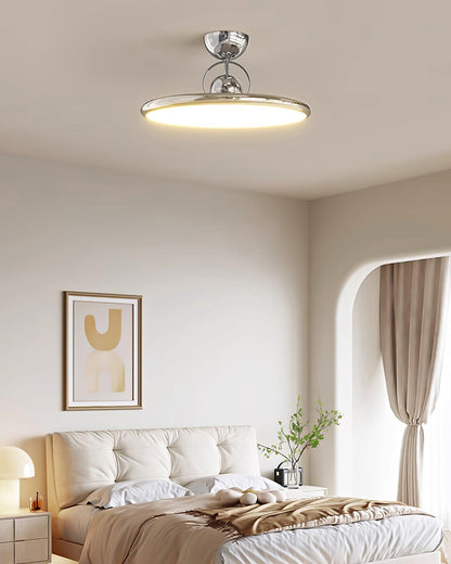 Contemporary Acrylic Offset Canopy Ceiling Light 1-Light