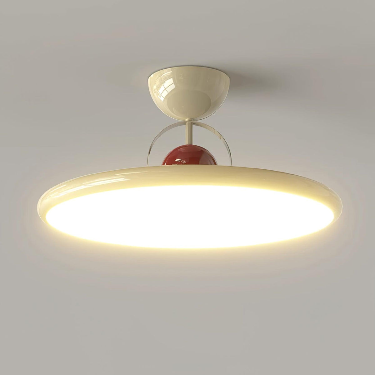 Contemporary Acrylic Offset Canopy Ceiling Light 1-Light