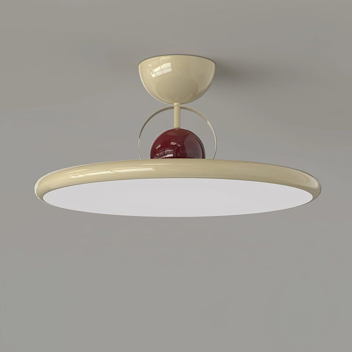 Contemporary Acrylic Offset Canopy Ceiling Light 1-Light