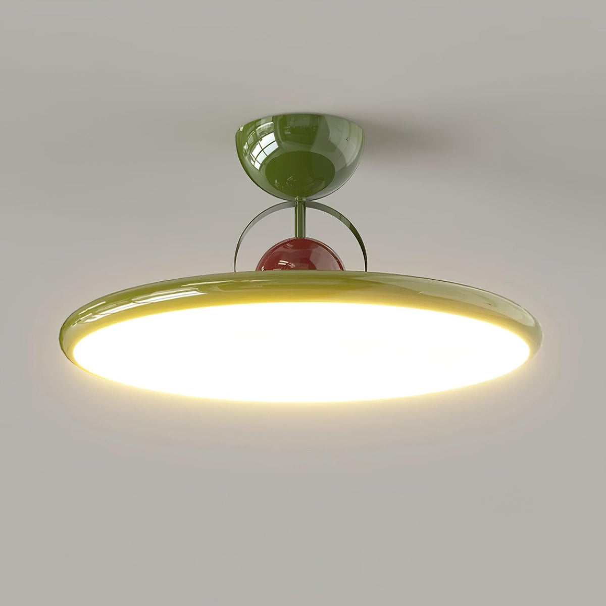 Contemporary Acrylic Offset Canopy Ceiling Light 1-Light