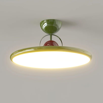 Contemporary Acrylic Offset Canopy Ceiling Light 1-Light