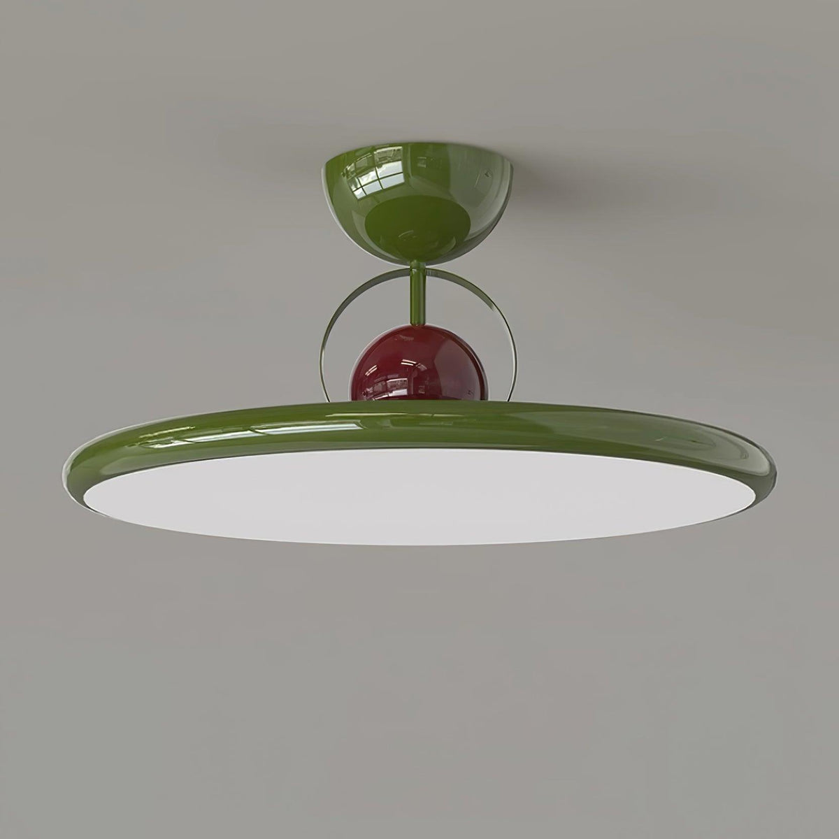 Contemporary Acrylic Offset Canopy Ceiling Light 1-Light
