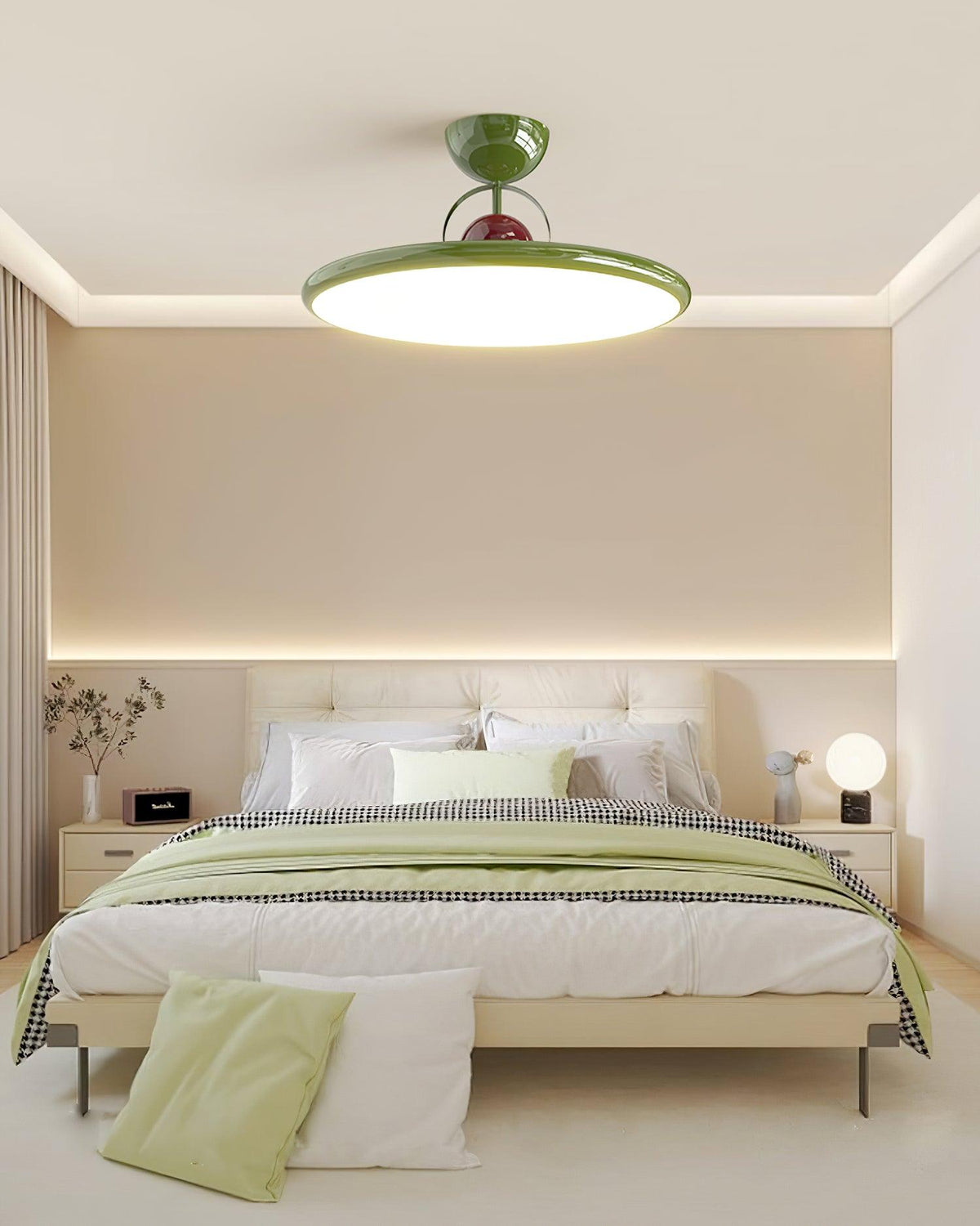 Contemporary Acrylic Offset Canopy Ceiling Light 1-Light
