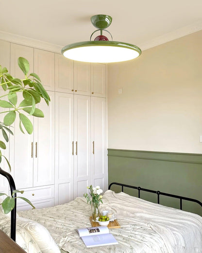 Contemporary Acrylic Offset Canopy Ceiling Light 1-Light
