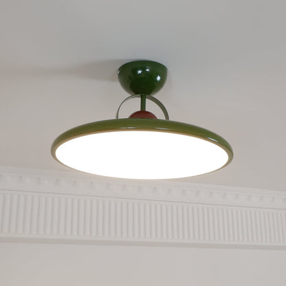 Contemporary Acrylic Offset Canopy Ceiling Light 1-Light