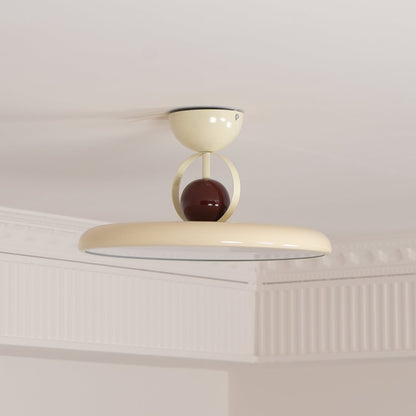 Contemporary Acrylic Offset Canopy Ceiling Light 1-Light