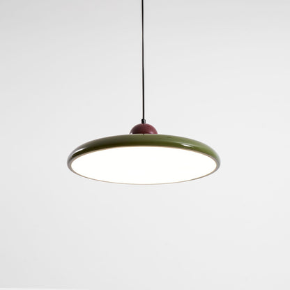 Modern Disc LED Plug-in Pendant Light 1-Light