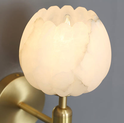 Contemporary Glass Round Backplate Wall Light 1-Light