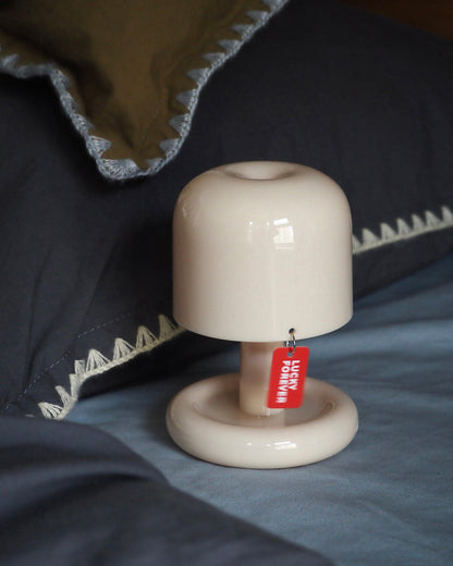 Contemporary Acrylic Rounded Base Table Lamp 1-Light