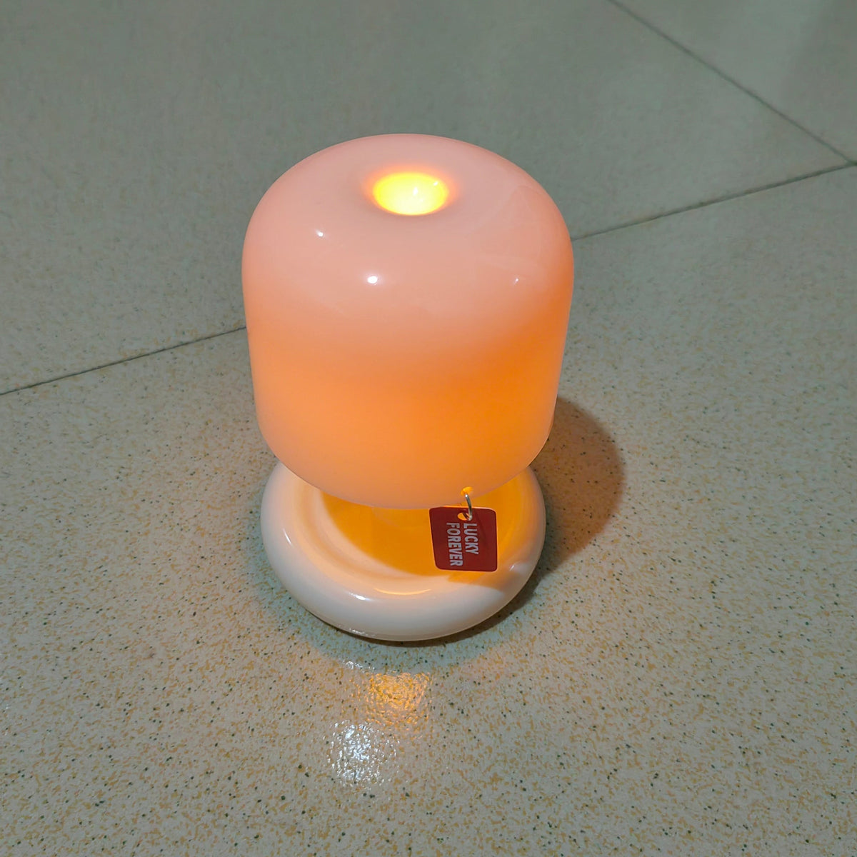 Contemporary Acrylic Rounded Base Table Lamp 1-Light