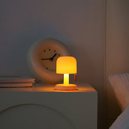 Contemporary Acrylic Rounded Base Table Lamp 1-Light
