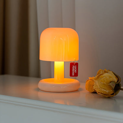Contemporary Acrylic Rounded Base Table Lamp 1-Light