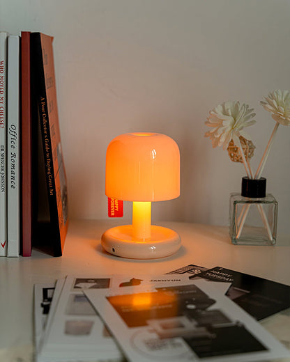 Contemporary Acrylic Rounded Base Table Lamp 1-Light