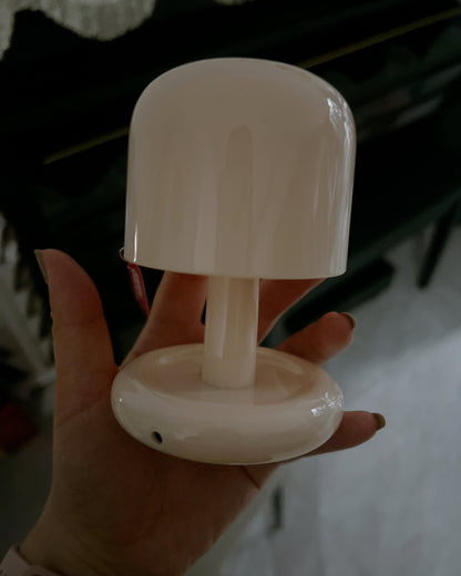 Contemporary Acrylic Rounded Base Table Lamp 1-Light