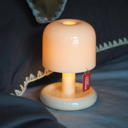 Contemporary Acrylic Rounded Base Table Lamp 1-Light