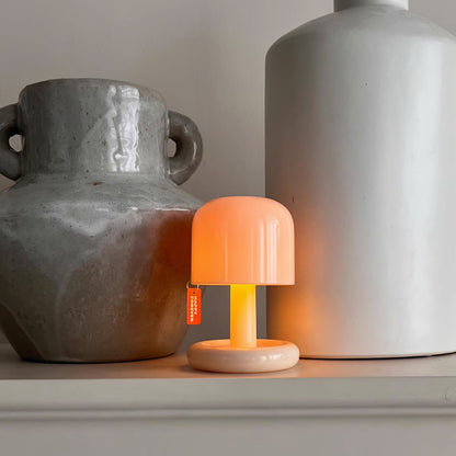Contemporary Acrylic Rounded Base Table Lamp 1-Light