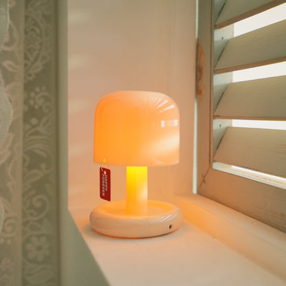 Contemporary Acrylic Rounded Base Table Lamp 1-Light