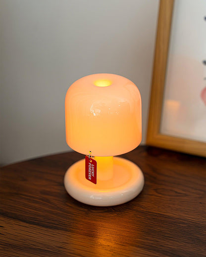 Contemporary Acrylic Rounded Base Table Lamp 1-Light