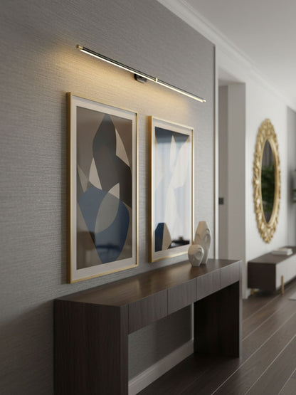 Minimalist Metal Linear Adjustable Wall Light 1-Light