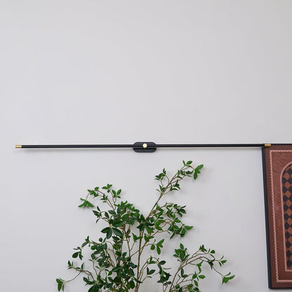 Minimalist Metal Linear Adjustable Wall Light 1-Light