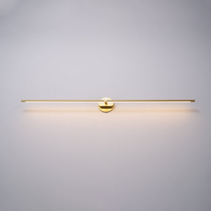 Minimalist Metal Linear Adjustable Wall Light 1-Light