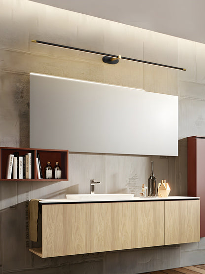 Minimalist Metal Linear Adjustable Wall Light 1-Light