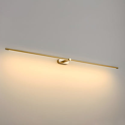 Minimalist Metal Linear Adjustable Wall Light 1-Light
