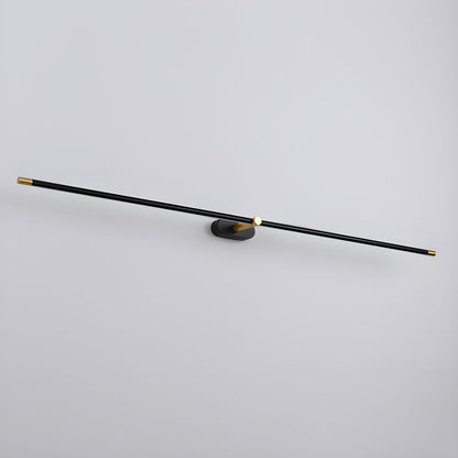 Minimalist Metal Linear Adjustable Wall Light 1-Light