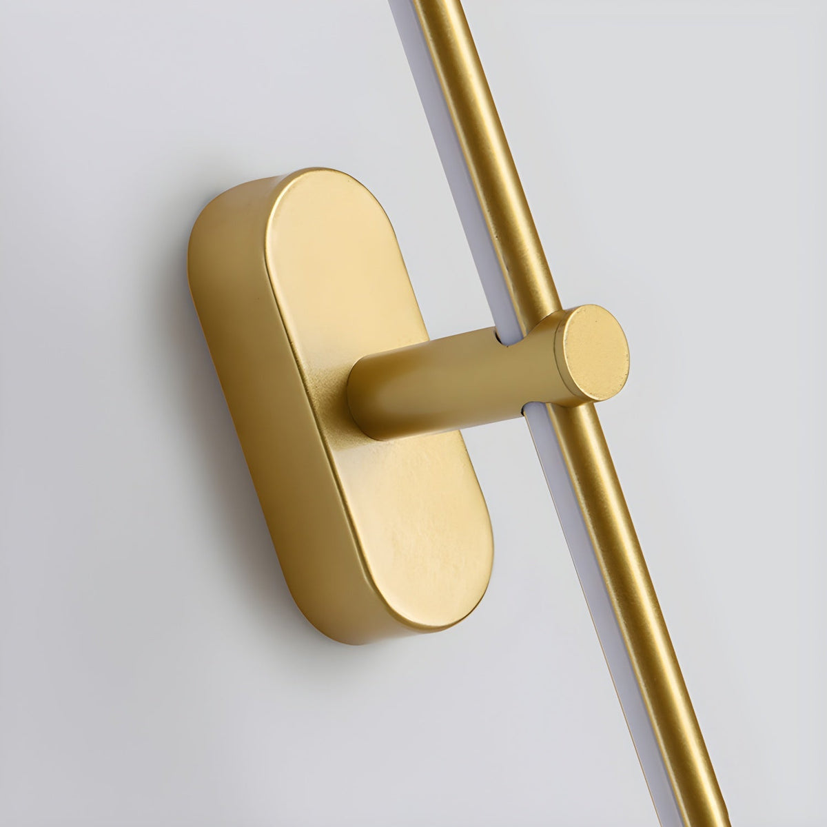 Minimalist Metal Linear Adjustable Wall Light 1-Light
